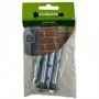 Blíster 4 uds Taco metálico anclaje hormigón espirro ESCOFIX BFT10L con tornillo y arandela M8x80mm