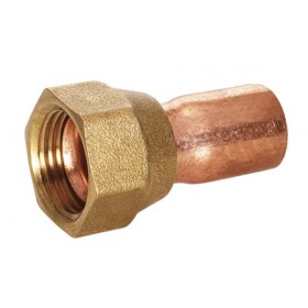 TUERCA MOVIL ROSCAR DE 3/4" SAE A TUBO COBRE 3/4"