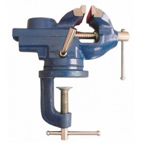Tornillo de banco pesado base fija con palomilla MERCATOOLS 63mm