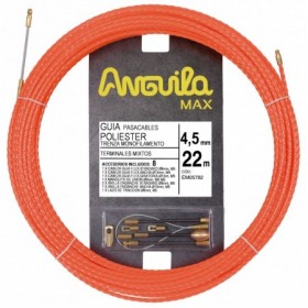 Rollo 22m guía pasacables POLIESTER MONOFILAMENTO ANGUILA MAX Ø4.5mm