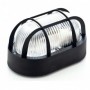 Aplique exterior plástico oval negro IP44 FAMATEL