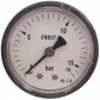 Manómetro Ø50mm horizontal 1/8" 0 a 16bar