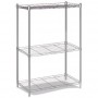 Estantería decorativa de acero con 3 baldas MERCATOOLS 30 kg 80 x 56  x35mm