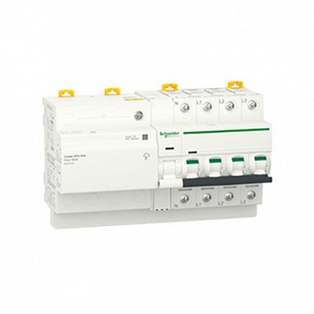 Limitador sobretensiones transitorias y permanentes SPU 3P+N 50A SCHNEIDER RESI9