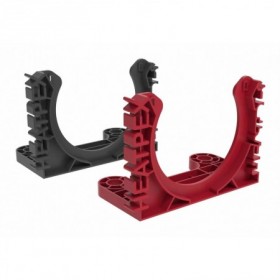 Clip rojo para sujeción tubos Ø75mm ARIA CONNECT