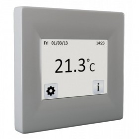 Termostato suelo radiante eléctrico TFT TACTIL BLANCO