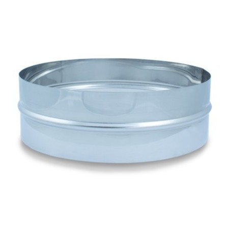 Manguito inox. AISI304 mate Ø250mm  helicoidal MERCATUB Macho-Macho
