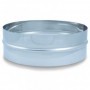 Manguito inox. AISI304 mate Ø250mm  helicoidal MERCATUB Macho-Macho