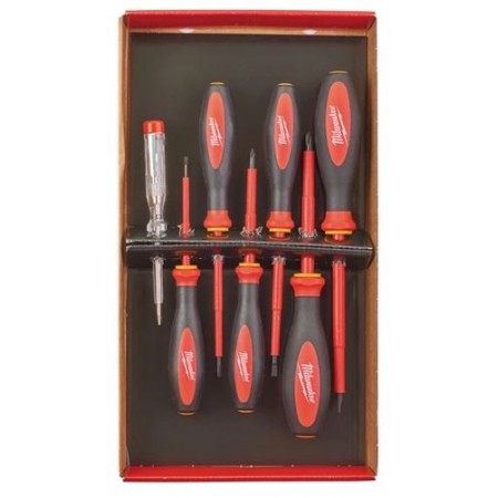 Juego 7 destornilladores MILWAUKEE VDE S/DRIVER
