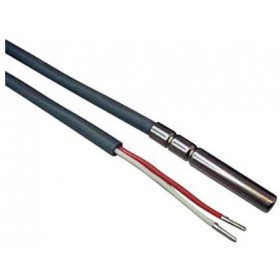 SONDA DE TEMPERATURA PT-1000-PVC VAINA INOX 40 X 6 CON 2 M CABLE PVC