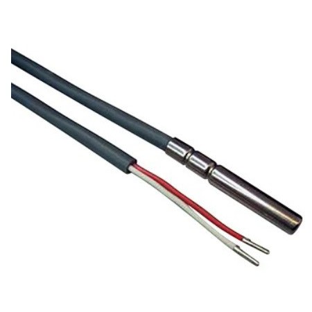 SONDA DE TEMPERATURA PT-1000-PVC VAINA INOX 40 X 6 CON 2 M CABLE PVC