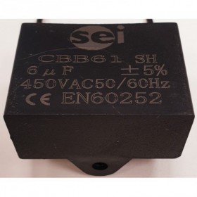 Minicondensador arranque motores monofásicos 6µF