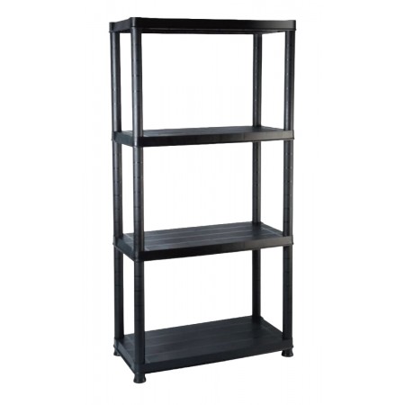 Estantería modular de resina con 4 baldas MERCATOOLS 25kg 133x60x30mm
