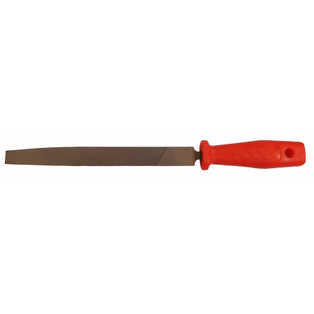 Lima para metales plana con mango MERCATOOLS 200mm