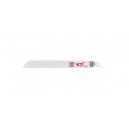 Pack 5 hojas sierra universales MILWAUKEE longitud 200mm 10 tpi