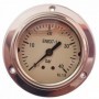 Manómetro glicerina Ø63mm horizontal con aro frontal 1/4" 0 a 40bar