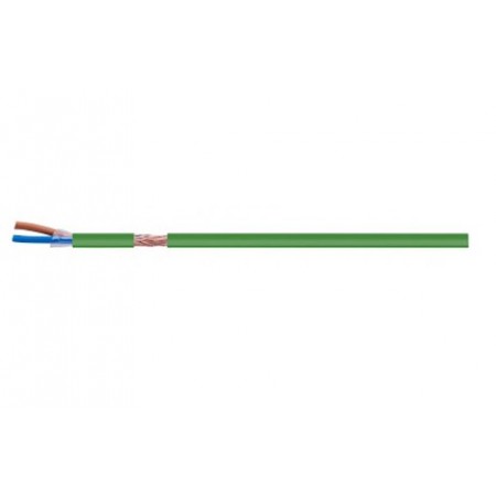 Rollo 10m manguera cable eléctrico libre halógenos apantallada sin CPR VOLTIMERC Z1C4Z1-K 2 x 0.75