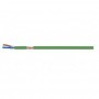 Rollo 10m manguera cable eléctrico libre halógenos apantallada sin CPR VOLTIMERC Z1C4Z1-K 2 x 0.75