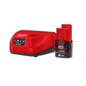 Kit cargador con 1 bateria 12V 2Ah MILWAUKEE M12 NRG-201