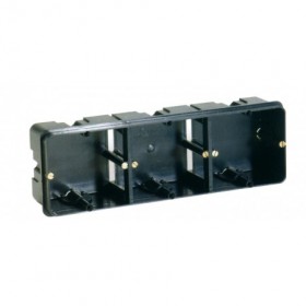 Caja eléctrica universal de empotrar para 3 mecanismos