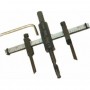 Cortador circular regulable para yeso y madera MERCATOOLS 25-120mm