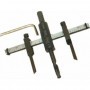 Cortador circular regulable para yeso y madera MERCATOOLS 25-120mm