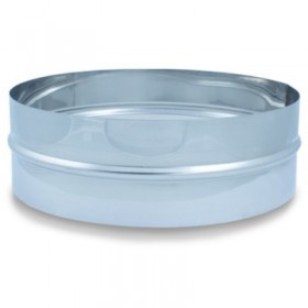 Manguito inox. AISI304 mate Ø400mm  helicoidal MERCATUB Macho-Macho
