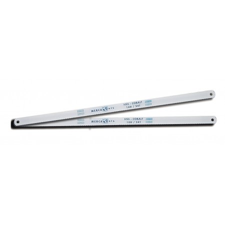 Hoja de sierra metal HSS para arco de sierra MERCATOOLS MTCARBONO COBALTO 24Dpp 13x300mm