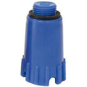 Tapón de prueba estanqueidad azul de 1/2" con junta