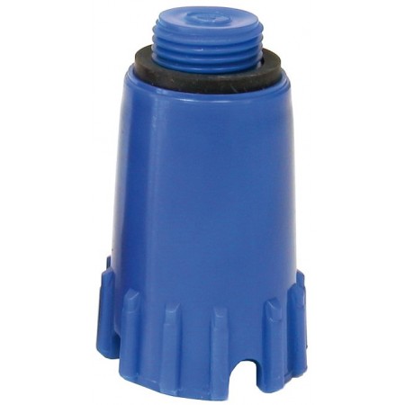 Tapón de prueba estanqueidad azul de 1/2" con junta
