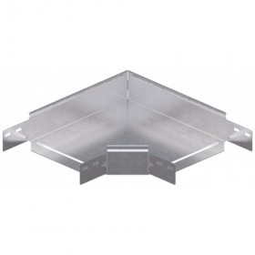 Curva 90º en acero galvanizado sendzimir INTERFLEX para bandeja portacables VIATEC 60 x 200mm