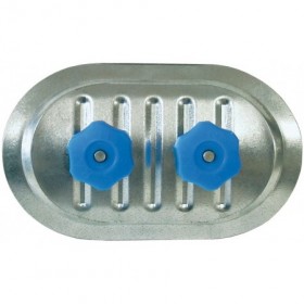 Trampilla acceso curva conducto circular TAC-40/30 400x300 Ø900mm