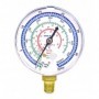 Manómetro de alta rojo WK-6814 Ø68 para R410A. R407C. R32. R134a con conexión 1/8" NPT