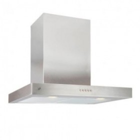 Campana cocina decorativa S&P BOX-600 E INOX anchura 600mm Ø150mm