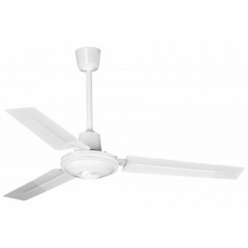 Ventilador de techo blanco 3 aspas con mando de pared MERCAFANN Ø90cm