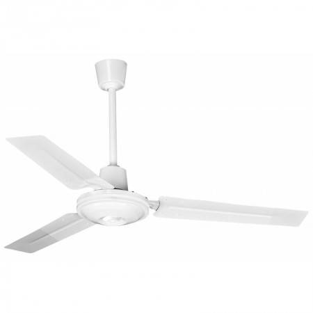 Ventilador de techo blanco 3 aspas con mando de pared MERCAFANN Ø90cm