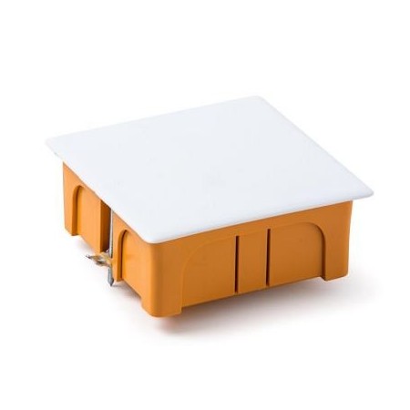 Caja eléctrica de registro y empalme de empotrar para pladur IP30 VOLTIMERC 100x100x45mm
