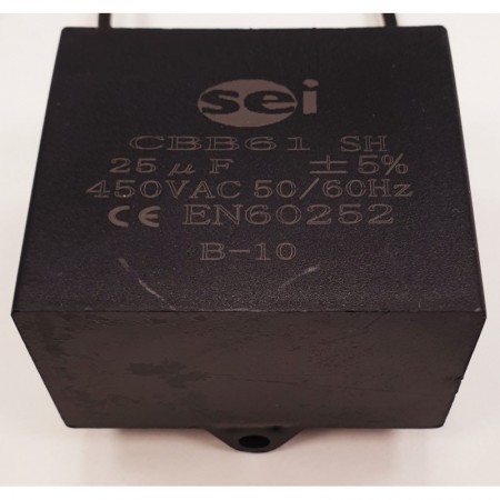 Minicondensador arranque motores monofásicos 25µF