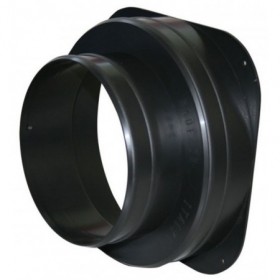 Manguito brida circular polipropileno negro recortable Ø150mm Ø200mm MERCATUB Macho