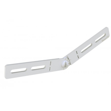 Kit unión articulación vertical/horizontal PVC para bandeja portacables eléctricos BASOR 60mm