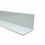 Metro ángulo superior techo panel fonoabsorbente blanco 1006 longitud 3m