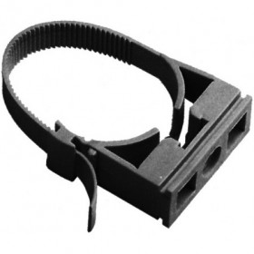 Abrazadera nylon ESCOFIX negra ajustable Ø25 a 42mm