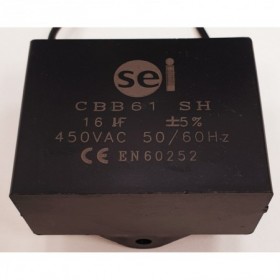 Minicondensador arranque motores monofásicos 16µF