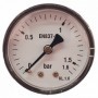 Manómetro Ø50mm horizontal 1/8" 0 a 1.6bar