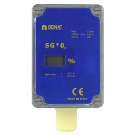 Detector autónomo para oxígeno. De 0÷25% v/v. IP55 BEINAT SGo2*100