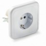 Base enchufe empotrar de porcelana 2P+TTL 16A 250VAC