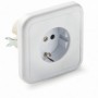 Base enchufe empotrar de porcelana 2P+TTL 16A 250VAC