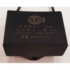 Minicondensador arranque motores monofásicos 4.5µF