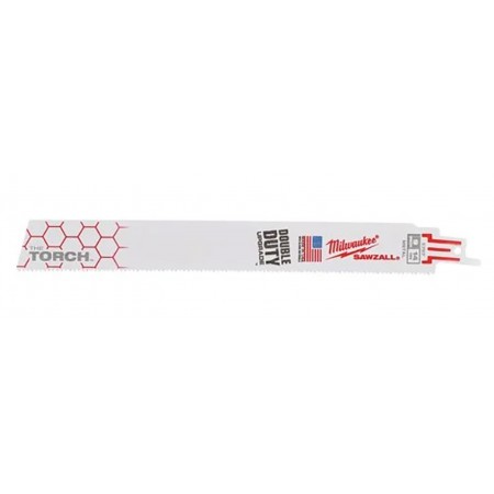 Pack 5 hojas sierra metal MILWAUKEE TORCH longitud 230mm 14tpi