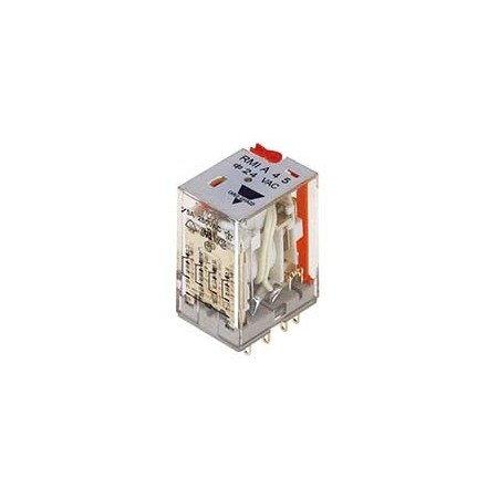 Relé eléctrico 4 contactos 5A 24VAC CARLO GAVAZZI RMIA4-5